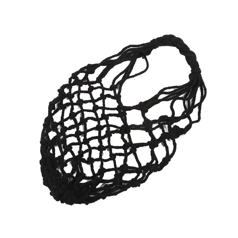 Portable Crochet Cup Holder Bag – Foldable Woven Bottle & Coffee Mug Carry Net Cover