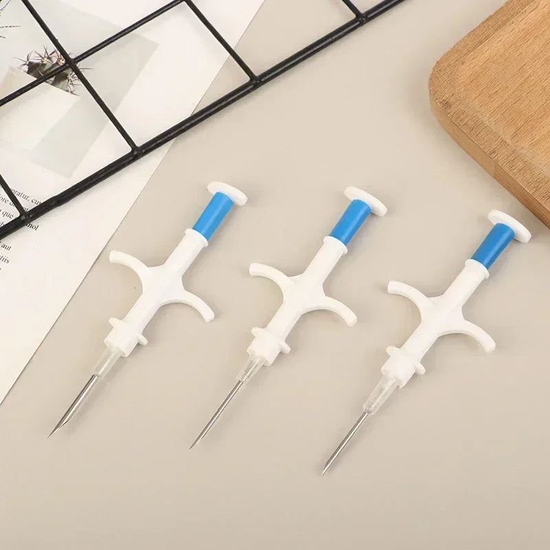 100-Pack EM4305 134.2KHz FDX-B Animal Microchip – International Standard Pet ID Chip with Syringe for Dogs