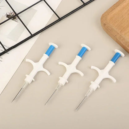 100-Pack EM4305 134.2KHz FDX-B Animal Microchip – International Standard Pet ID Chip with Syringe for Dogs
