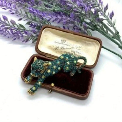 Baroque Leopard Brooch Pin - Luxury Unisex Jewelry Accessory for Wedding Holiday Party Gifts & Costume Decor