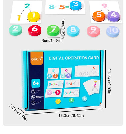Children's Math Early Education Toy – Number Cognition & Mathematical Operations Learning Aids