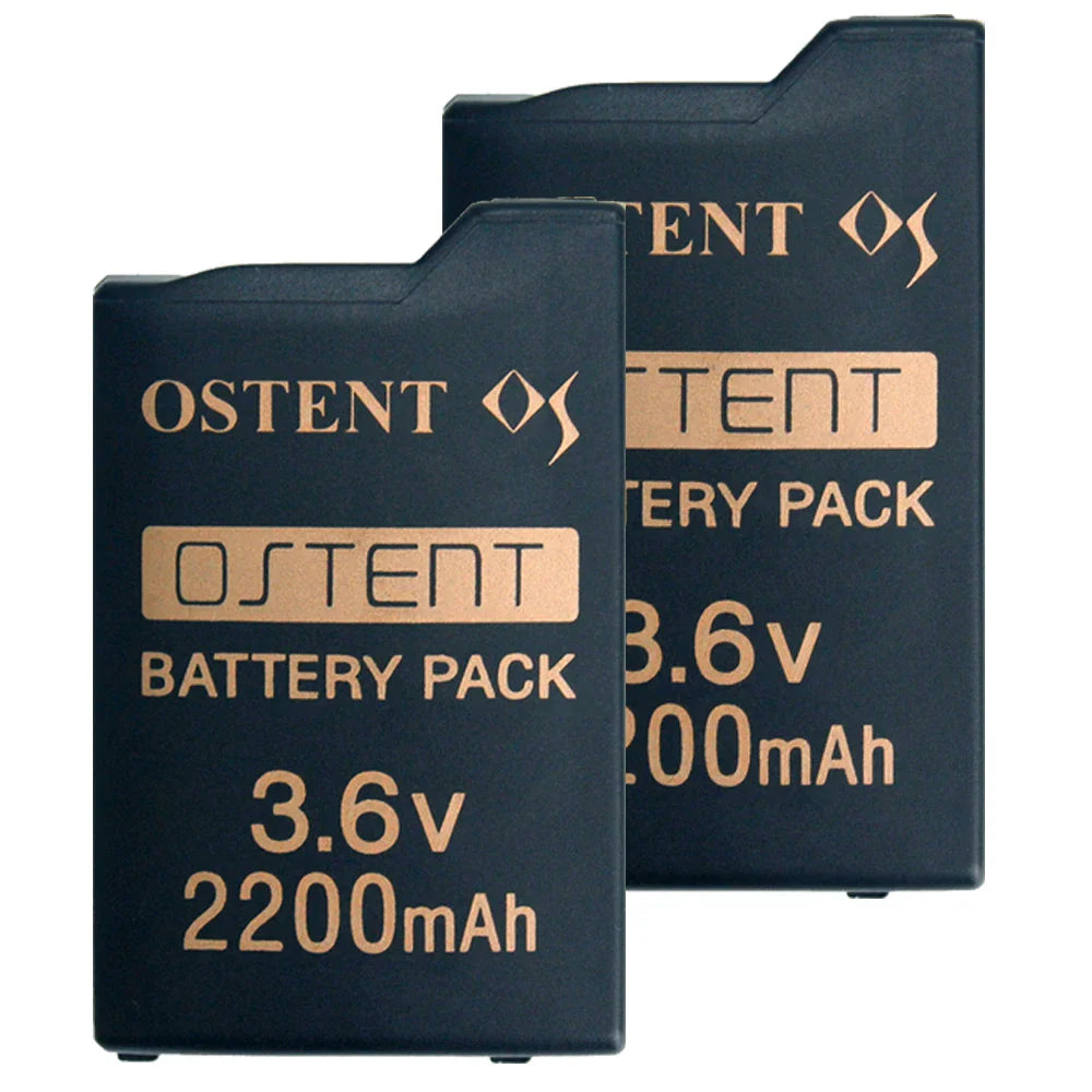 OSTENT 2/5/10pcs 1800mAh–2200mAh 3.6V Rechargeable Battery Pack – Replacement for Sony PSP 1000 PSP-110 Console