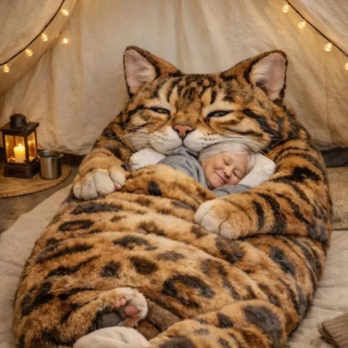 190x80cm Plush Animal Sleeping Bag for Adults – Soft Envelope Slumber Sack with Cat, Frog, Shark & Rabbit Designs for Home & Travel