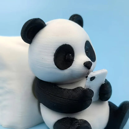 Pillow Panda Sculpture - Lazy Modern Style Desktop & Home Decor Ornament