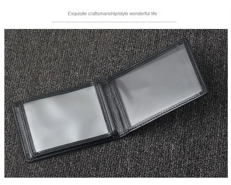 PU Leather Driver License Holder — Car Document Wallet for ID, Pass, Certificate, and Card Storage