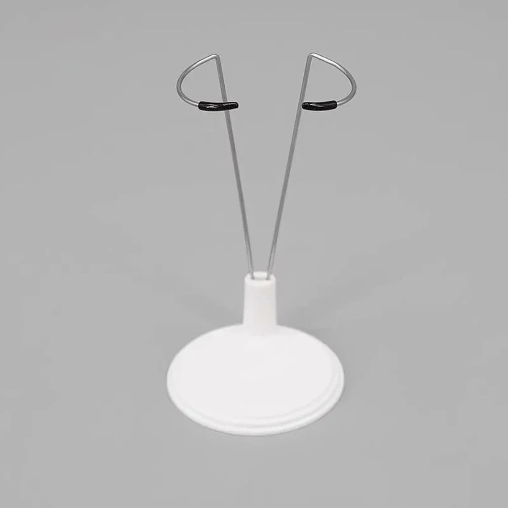 Adjustable Doll Display Stand - Plastic Action Figure Holder Bracket for Labubu, Skull Panda & Collectible Dolls