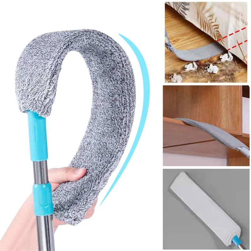 Portable 1 Set Bedside Dust Brush for Easy Bed Cleaning and Beyond!