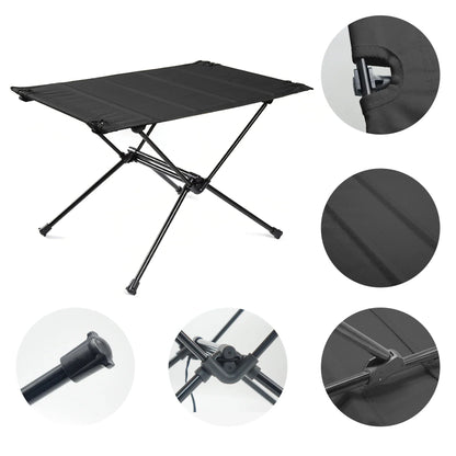 WESTTUNE Lightweight Camping Folding Table – Roll-Up 1680D Oxford & Aluminum Alloy for Outdoor Picnic & Travel