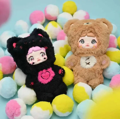 Nommi Cute Plush Blind Box Series — Random 21cm Collectible Plush Toy, 6 Pack Set