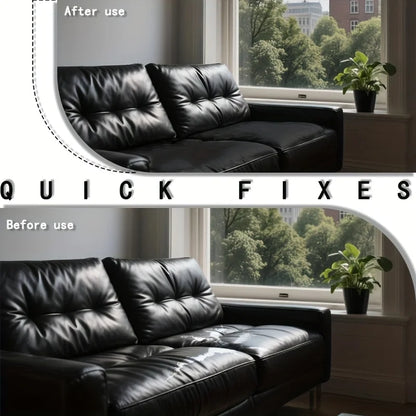 Large Self-Adhesive PU Leather Repair Patch – Faux Leather Tape for Sofa, Car & EV Seats