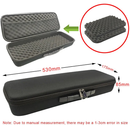 DIY Foam Hard Carry Case Storage Bag – Shockproof Travel Zipper Organizer for Camera & Outdoor Tool Accessories