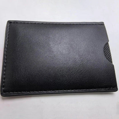 Leather Bat Wallet — Personalized Superhero Mask Card Holder, Bat ID Heroic Wallet Gift