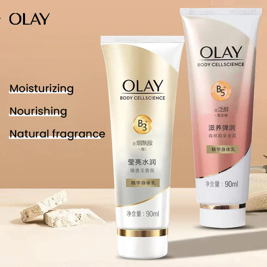 OLAY Body Lotion B3+ Niacinamide – Nourishing, Hydrating, Firming & Brightening Body Cream, Olay Body Cellscience