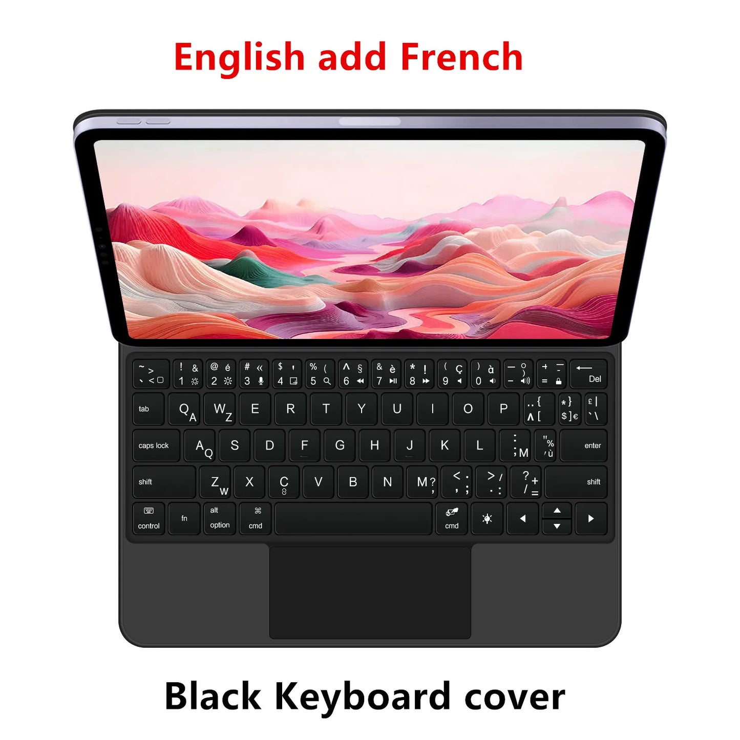Magic Keyboard Case for iPad Air & Pro — 12.9/13-inch Smart Folio, Multi-Touch Magnetic Backlit Wireless Keyboard