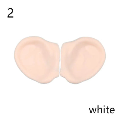 Blyth Doll Elf Ears – White, Tan, Dark & Black Skin Artificial Ear Accessories (Doll Only)