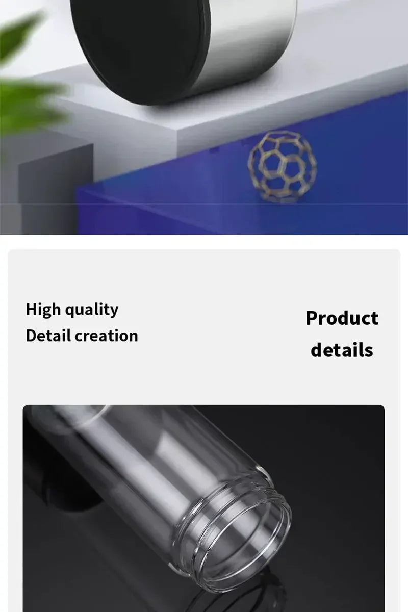 Hydrogen Oxygen Water Cup - H2 Inhalation Device with SPE PEM Dual Chamber Ionizer for Healthcare