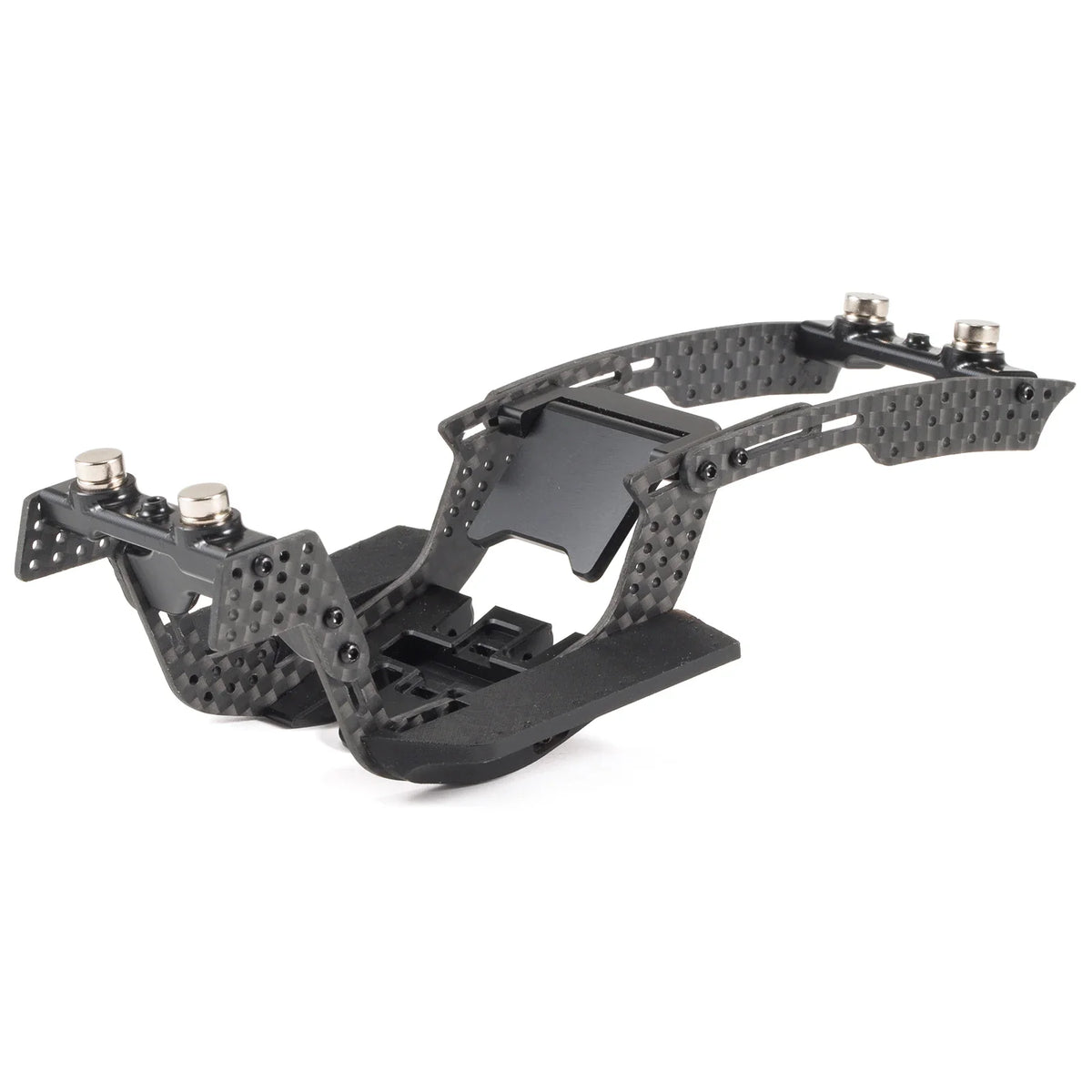 Carbon Fiber 1/24 LCG Chassis Kit - High-Clearance Adjustable Wheelbase for SCX24 Custom Performance Builds