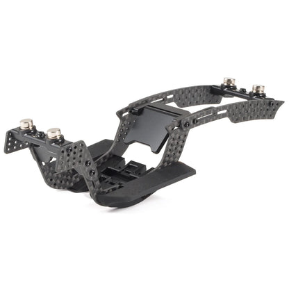 Carbon Fiber 1/24 LCG Chassis Kit - High-Clearance Adjustable Wheelbase for SCX24 Custom Performance Builds
