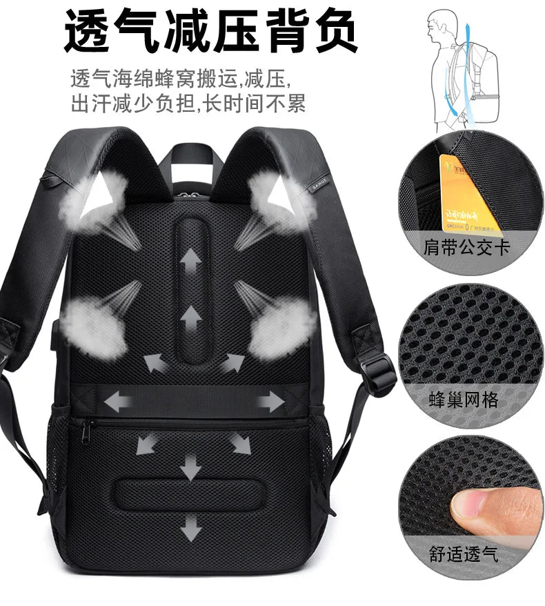 Bange Men’s Laptop Backpack – Designer School, Motorcycle, Tactical & Travel Bag for Boys