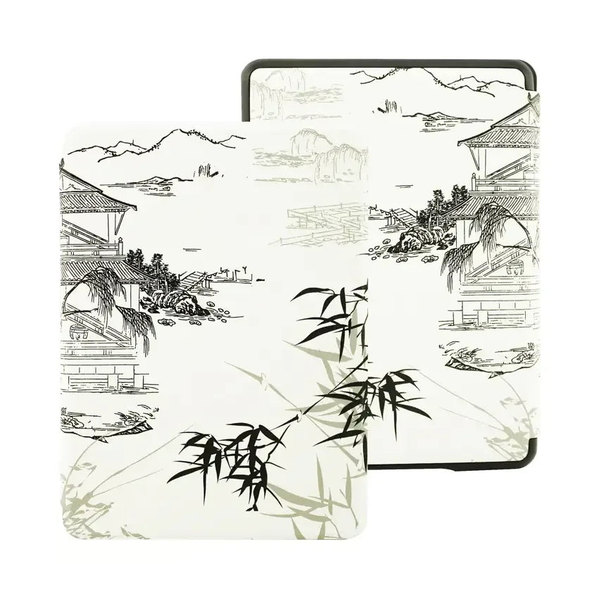 Leather Auto Sleep Case for Kindle Colorsoft Signature Edition (1st Gen, 7") & Paperwhite 12th Gen Protective Cover Funda