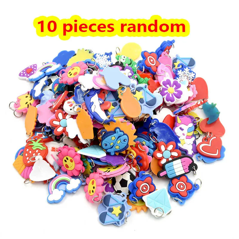 600pcs Fluorescent Glow Bracelet Kit - DIY Rubber Loom Bands for Kids Party Crafts, Wrist & Necklace Making Supplies