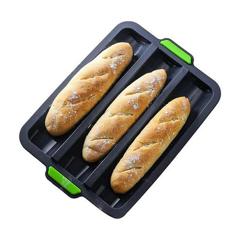 Food Grade Silicone Cake Molds: Toast Tray Bread Pan Brownie Dessert Madeleine Baguette Muffin Bakeware - Baking Tools