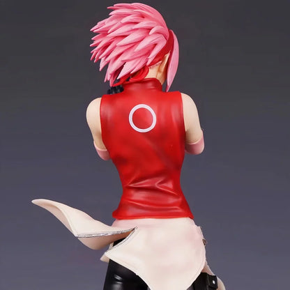 35cm Anime Naruto Haruno Sakura Figure – PVC Action Statue for Desktop Collection & Gifts