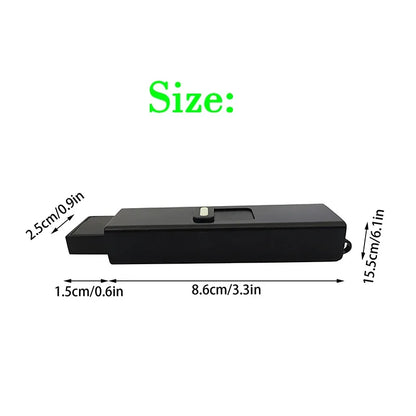 Rechargeable Mini Flashlight – Outdoor Self-Defense Tool for Women, Compact Anti-Wolf Safety Device