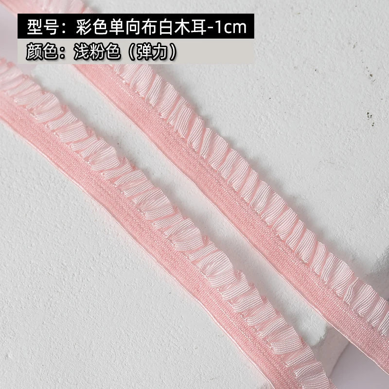 5m Elastic Lace Trim Ribbon for Dress Decoration, DIY Sewing & Crafts
