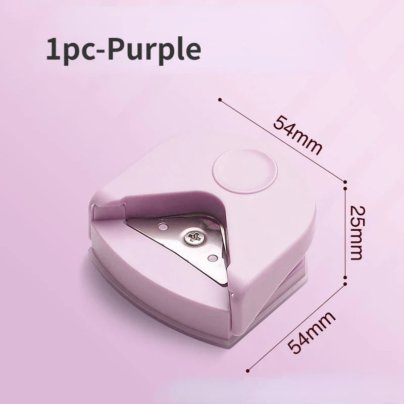 Portable Circle Cutter & Corner Rounder Machine – Button Maker Tool for Paper, Cards & Photos, Precision Corner Punching Craft Cutter for DIY Projects