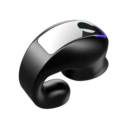 Bluetooth Clip-On Mono Earbud – Mini Wireless TWS In-Ear Bone Conduction Business Earphone (GD28)