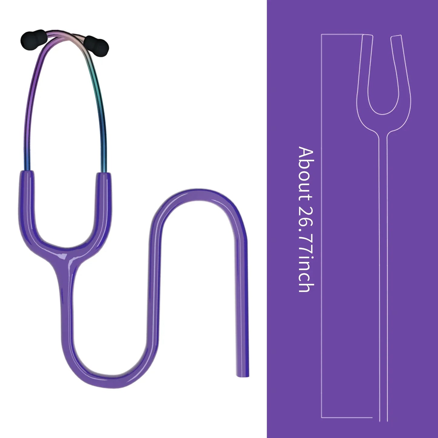 Professional Single Head Medical Stethoscope — Custom Engraved Cardiology Stethoscope for Nurses and Health Care Professionals
