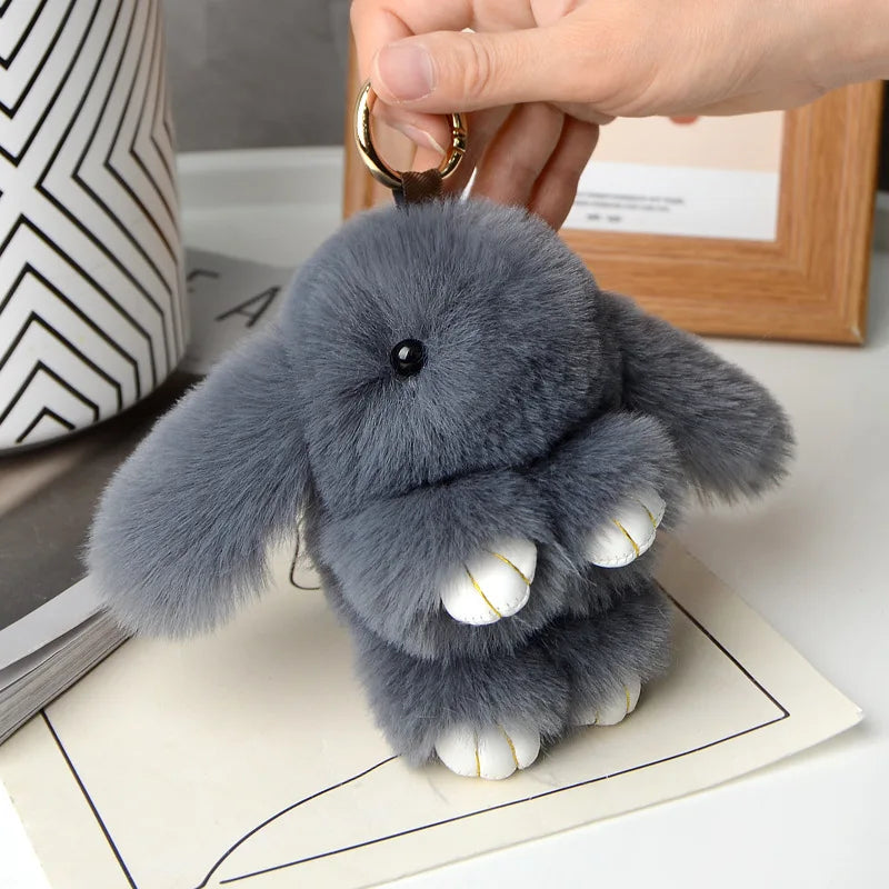 Cute Rabbit Decorative Keychain – Fashionable Jewelry Accessory for Daily Travel & Dressing