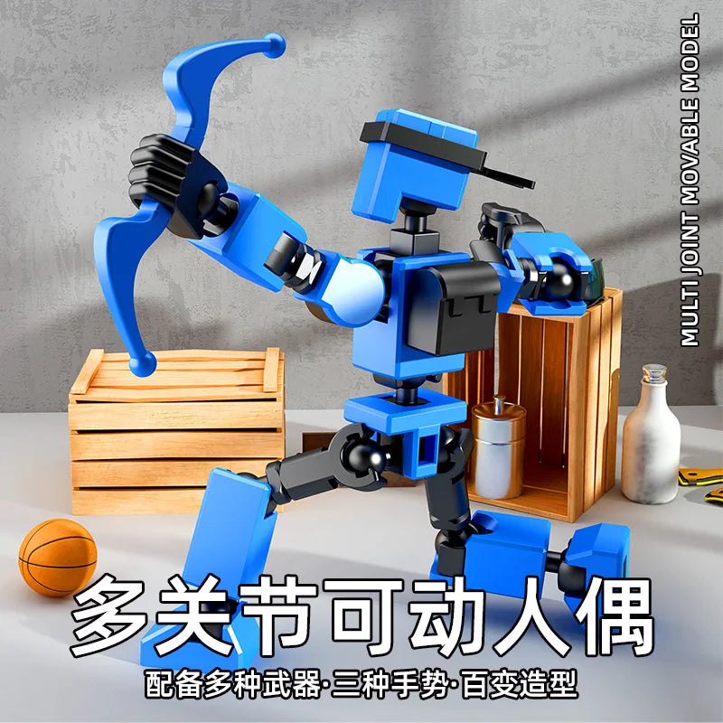 Multi-Jointed Movable Shapeshift Robot 3.0 – 3D Printed Action Model Doll Toy & Christmas Gift