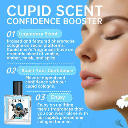 Cupid Hypnosis Pheromone Cologne for Men — Long-Lasting Body Mist, Attractive Fragrance for Dating & Flirting