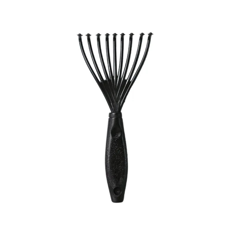 Professional Hair Salon Comb & Brush Cleaner – Aluminum Comb with Plastic Handle for Hair Removal