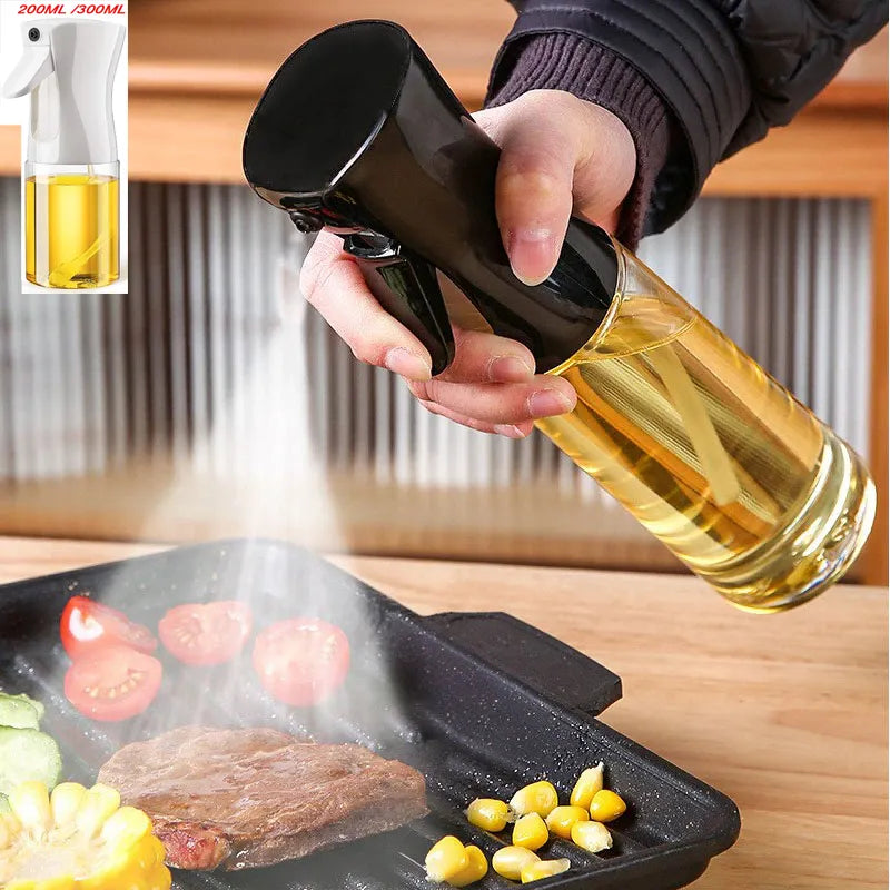 200ml & 300ml Oil Spray Bottle Set - Versatile Kitchen Cooking and Camping Dispensers