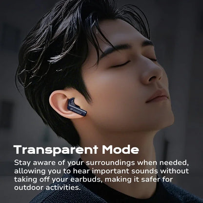 Sansui ANC Bluetooth TWS Earbuds – 52dB Active Noise Cancelling, Bluetooth 5.4 True Wireless Earphones with 6 Mic HD Calls