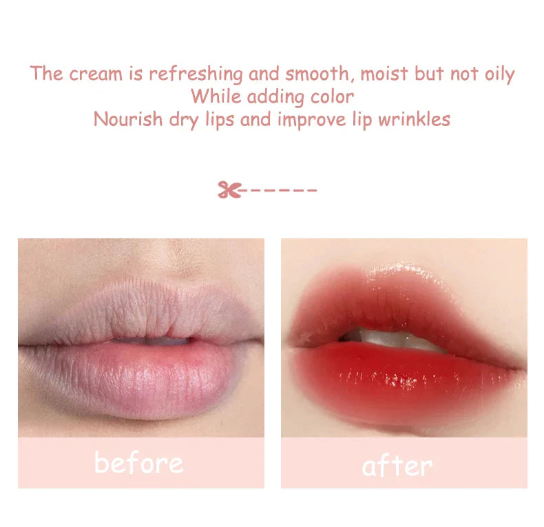 Cute Red Tint Lipstick Set – Moisturizing Colored Lip Balm with Anti-Drying & Fade-Resistant Lip Care Cosmetics