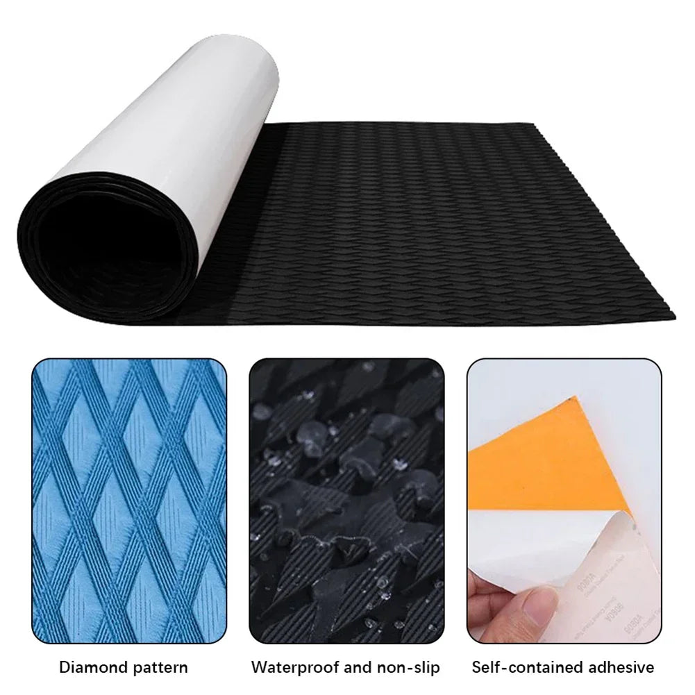300x1200x5mm EVA Traction Foam Pads – Anti-Skid Surfboard, Jet Ski, SUP, Paddleboard & Boat Deck Flooring