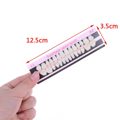 Ultra-Thin Resin Dental Veneers — Temporary Upper & Lower Teeth Whitening Veneer, Shade A2 (#23)