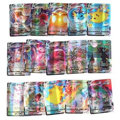 New Holographic Pokémon Cards – Scarlet & Violet 80 VMAX, 20 EX English Trading Cards for Kids & Collectors