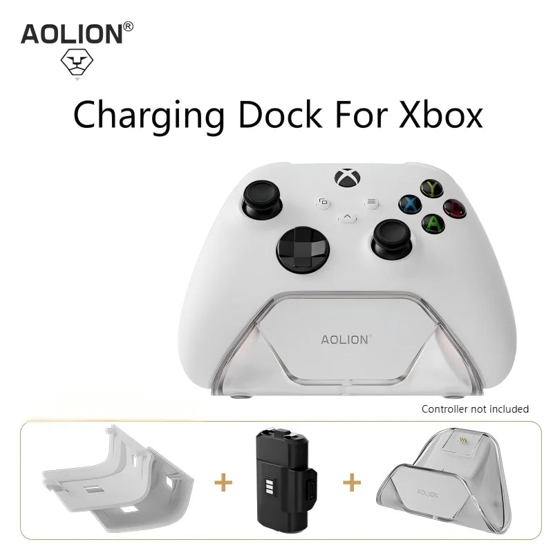 Aolion Wireless Charging Dock for Xbox Series X/S & One Controllers – Gamepad Charging Base