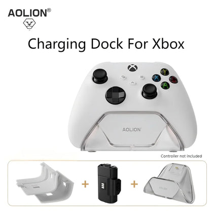 Aolion Wireless Charging Dock for Xbox Series X/S & One Controllers – Gamepad Charging Base