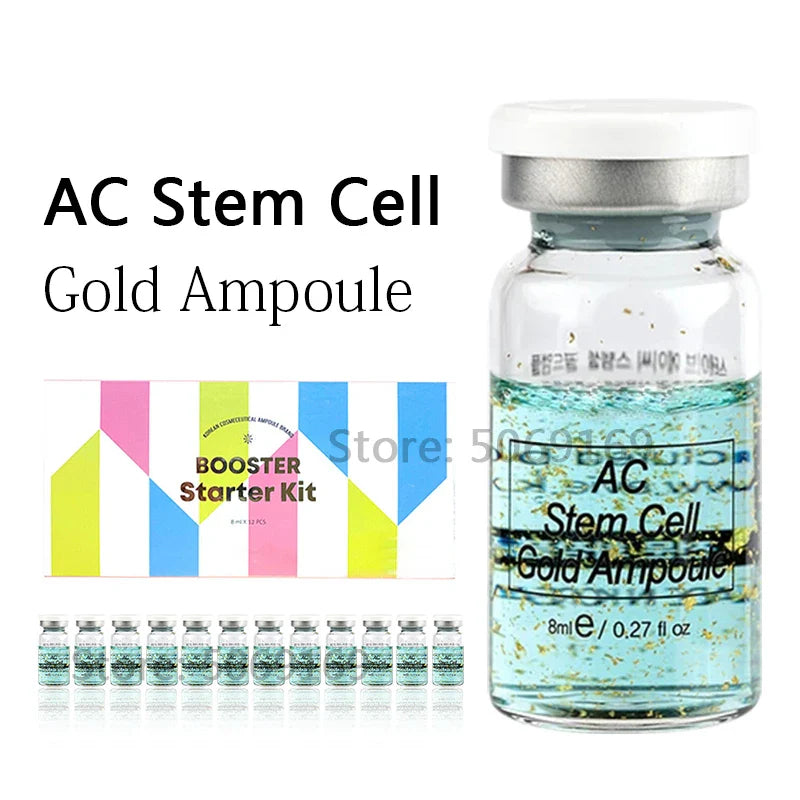 8ml BB Cream Glow Serum Ampoule – Niacinamide & Peptide Moisturizing Foundation with Hyaluronic Acid for Facial Skin Care