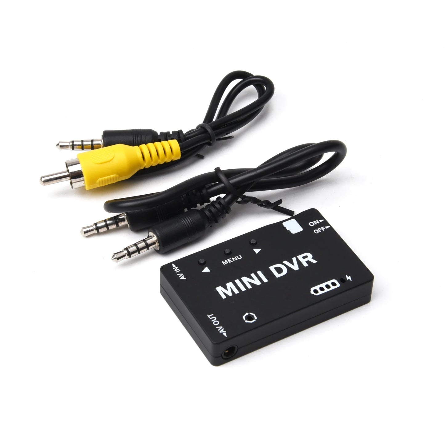 Mini FPV DVR Video Audio Recorder with Built-In Battery for RC Drones VR Goggles and FPV Monitors