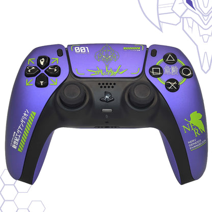 Purple Metallic PS5 Controller Shell Faceplate – DualSense Replacement Cover with Touchpad (BDM-010 to 050)