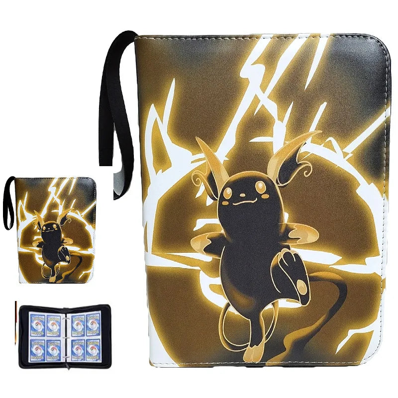 NEW Pokémon Card Album — 400pcs Binder Zipper PU Leather Storage Book for Anime Card Game Collection