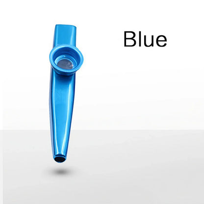 Lightweight Aluminum Alloy Kazoo – Simple Design Musical Instrument for Guitar Players & Music Lovers