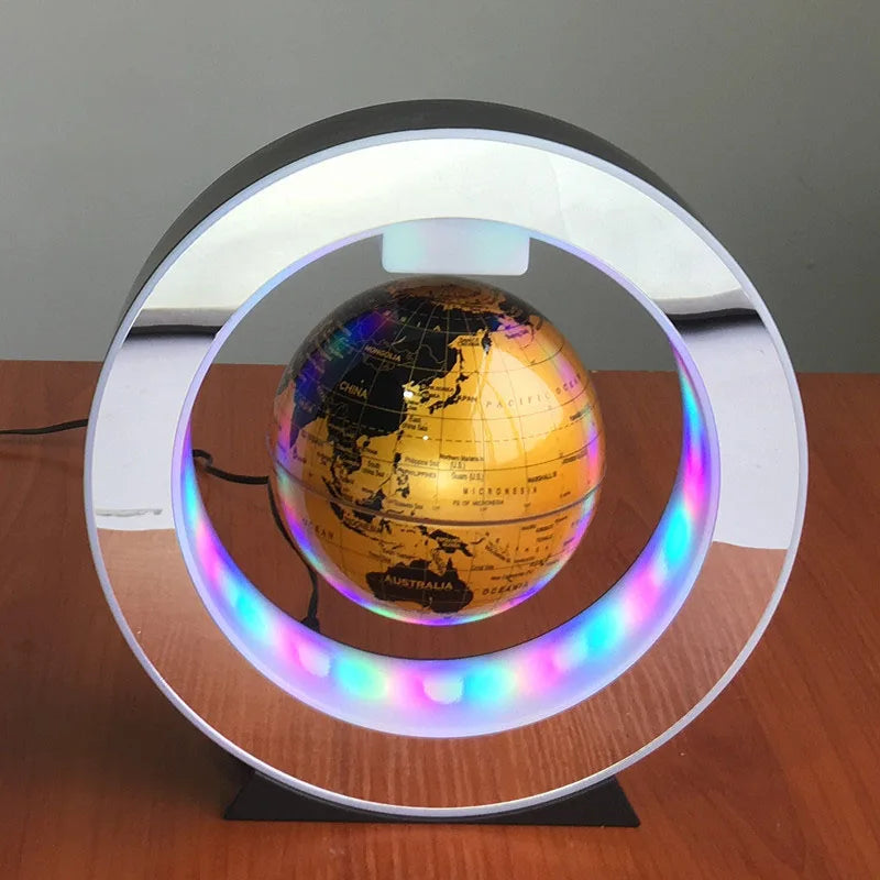 Magnetic Levitation Globe – 4" & 6" Desk Decoration for Office & Living Room, Perfect for Birthday & New Year Gifts
